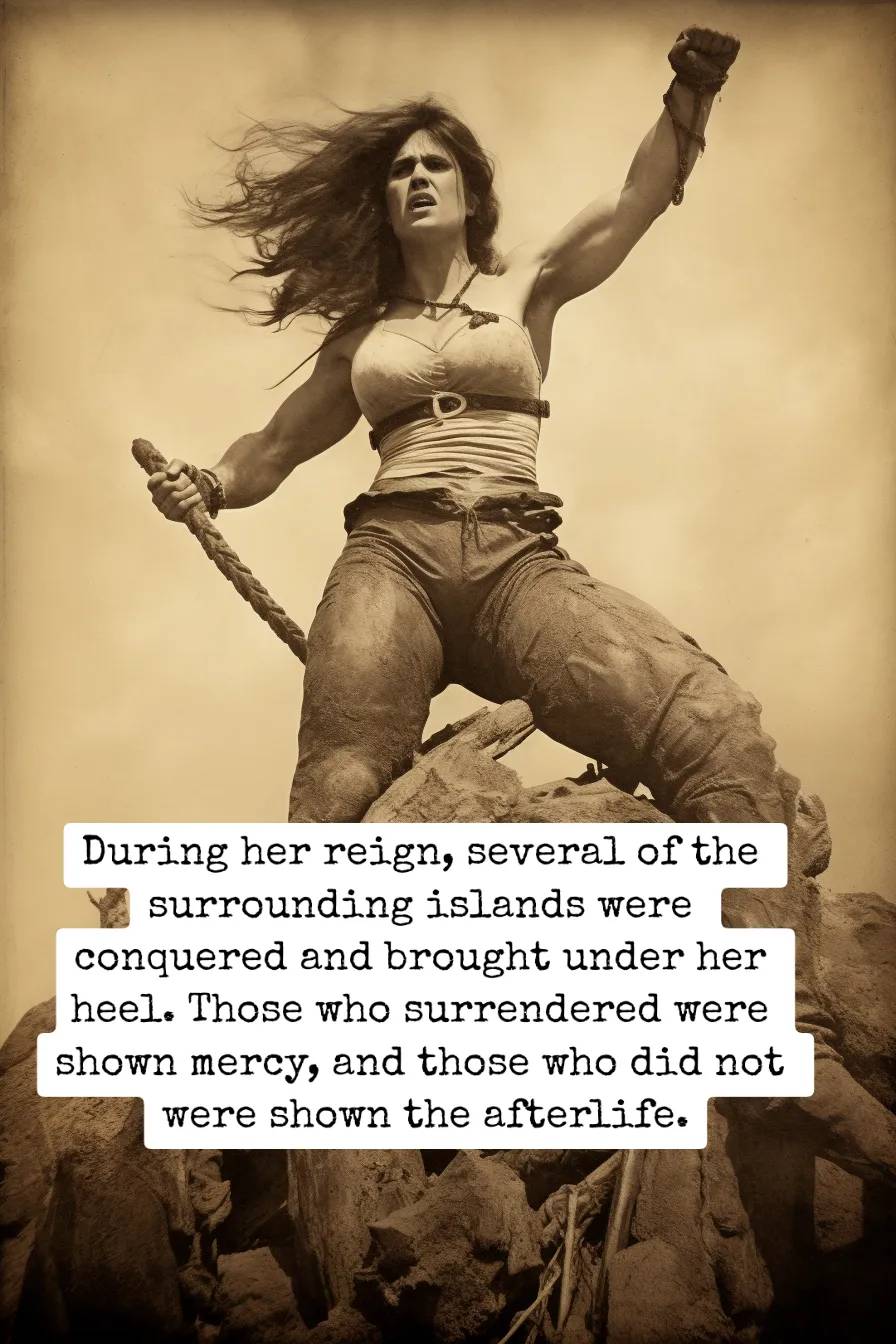 amazon warrior woman raising her fist