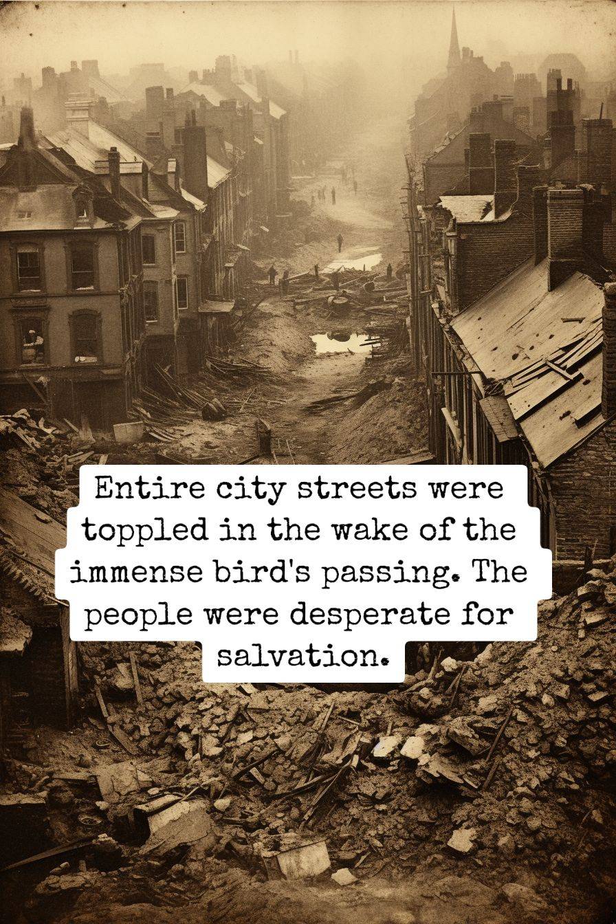 destroyed victorian city