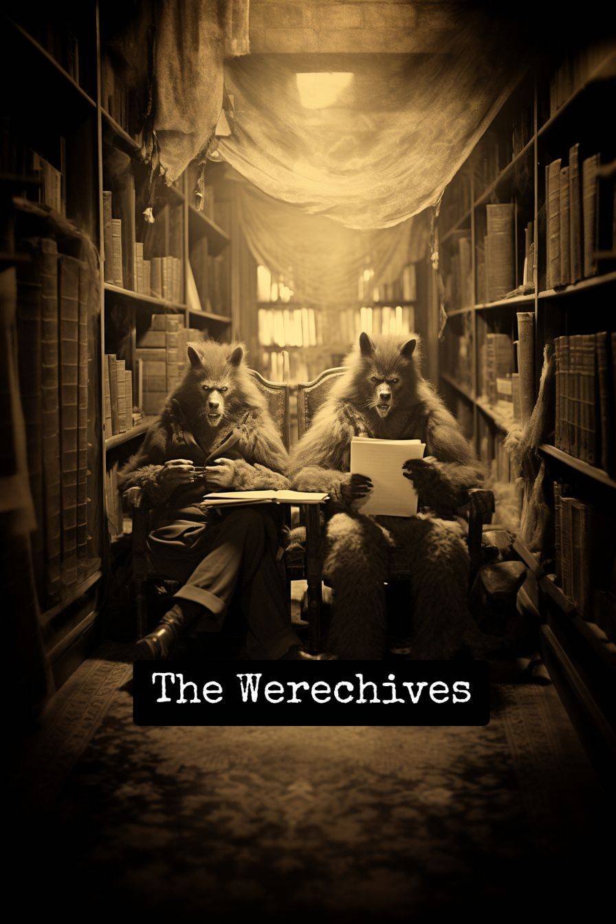 werewolves in a library