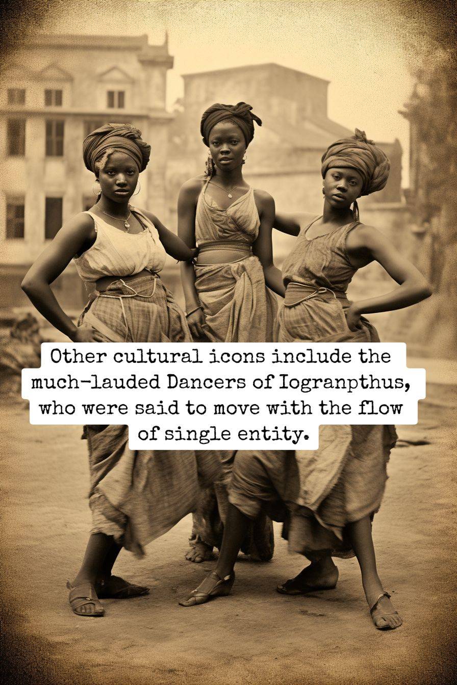 three African dancers