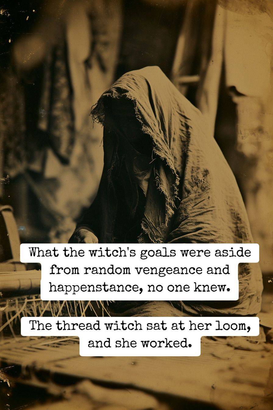 The thread witch at work