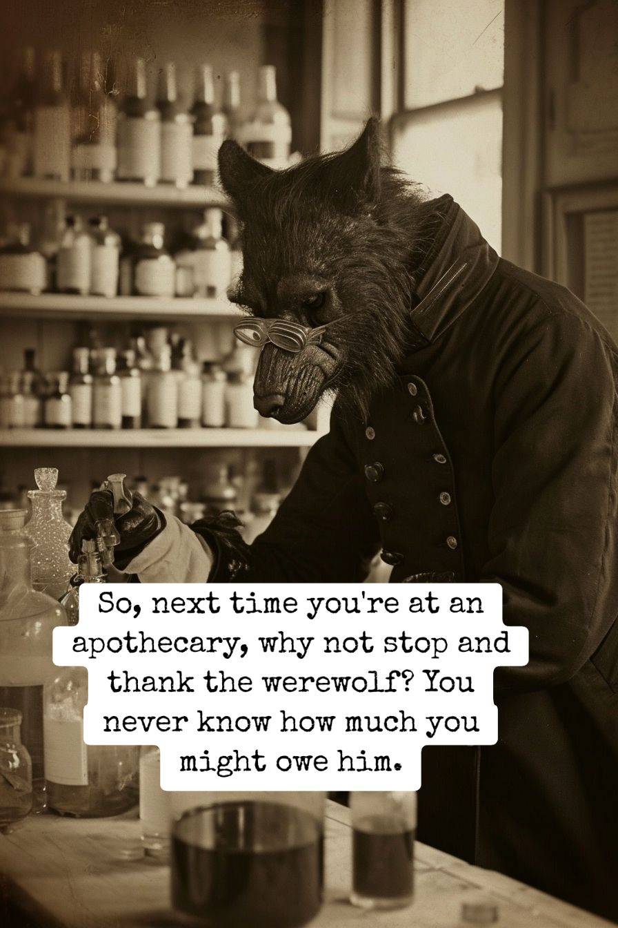 Werewolf in a pharmacy